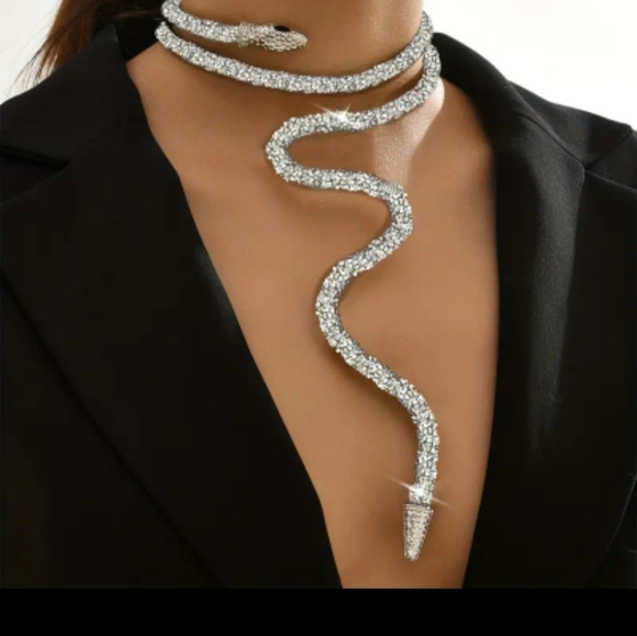 Snake Collar Necklace - Picture 2 of 5